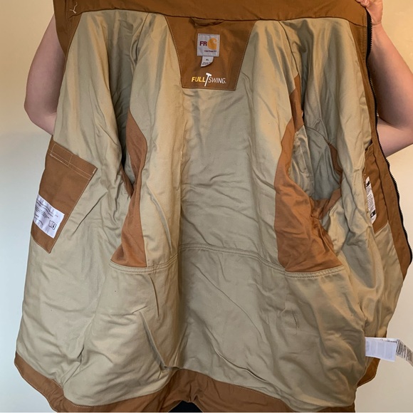 Carhartt Men's Full Swing Quick Duck Flame-Resistant Jacket Size XL - Picture 6 of 14